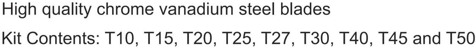 סט מפתחות כוכב דורטול DURATOOL D02369